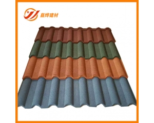 金属瓦上面的彩砂颗粒有什么作用？